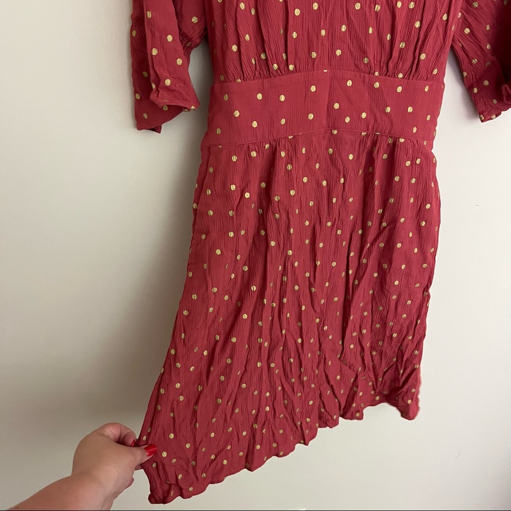 Boden Dominique Belted Polka Dot Dress - Picture 6 of 9